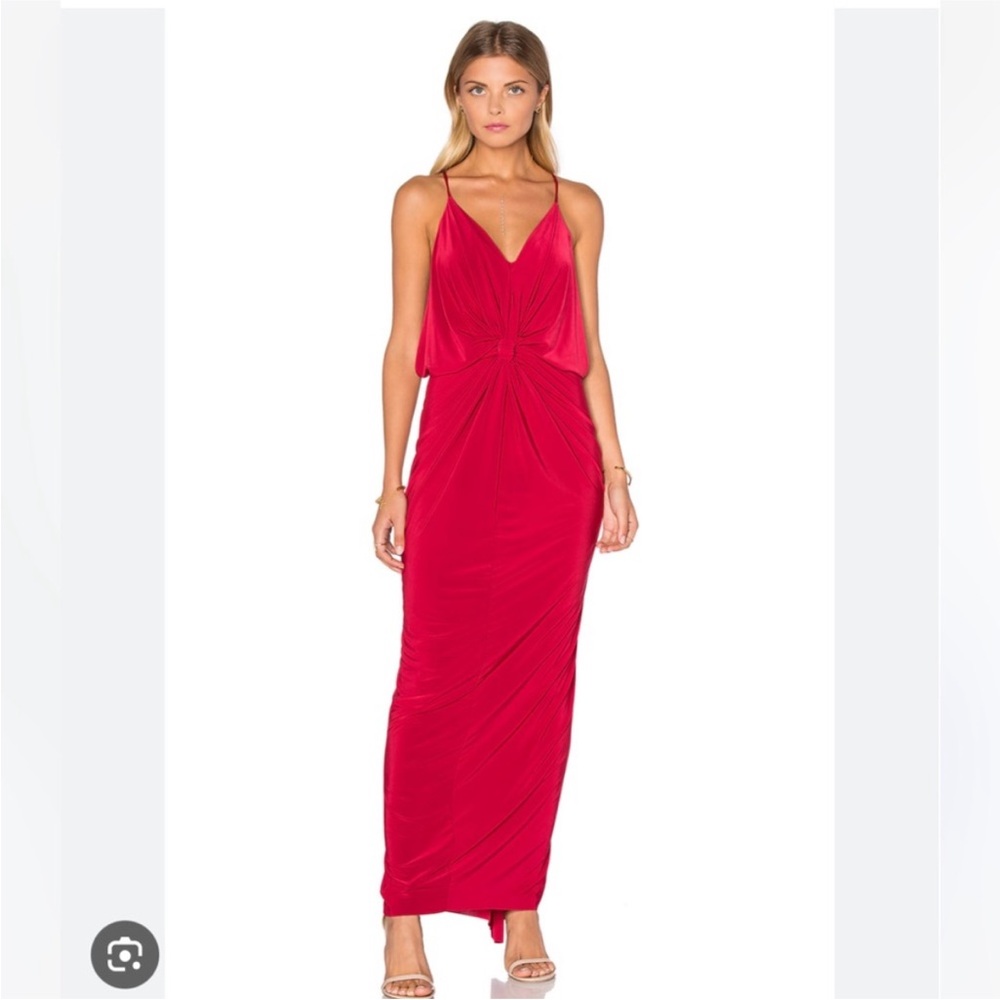 MISA Los Angeles l NWT Domino Maxi Dress in Black Size XS